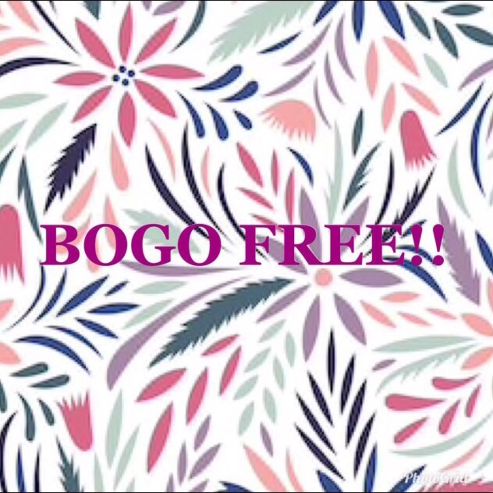 Buy one get one free all items!